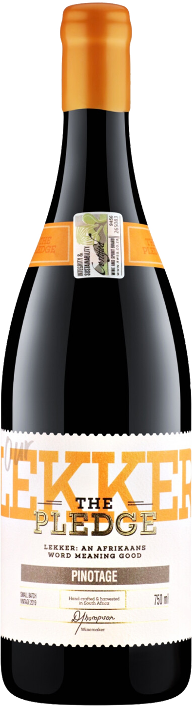 Пледж Ауа Леккер Пинотаж Вестерн Кейп WO Ориджин Вайн 0.75 л