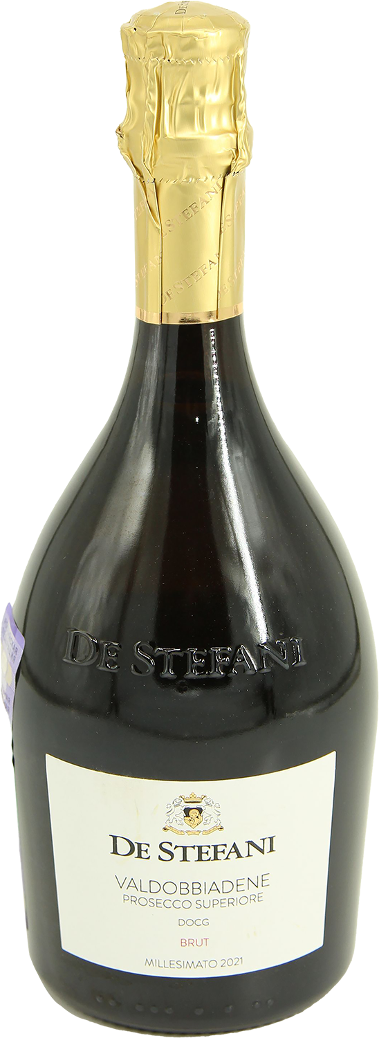 Конельяно Вальдоббьядене Просекко DOCG Супериоре Миллезимато Брют Де Стефани 0.75 л