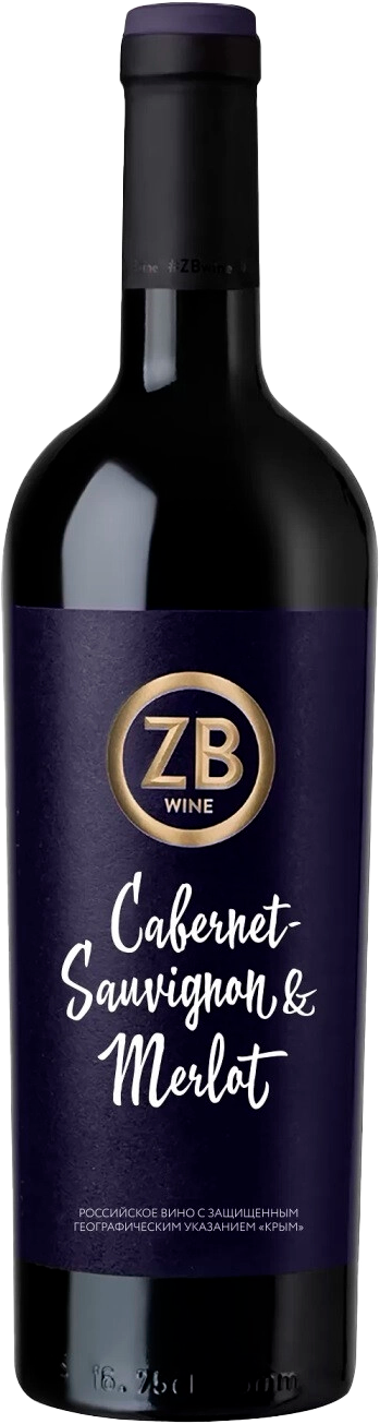 ЗБ Вайн Каберне Совиньон и Мерло Крым ЗГУ Золотая Балка 0.75 л