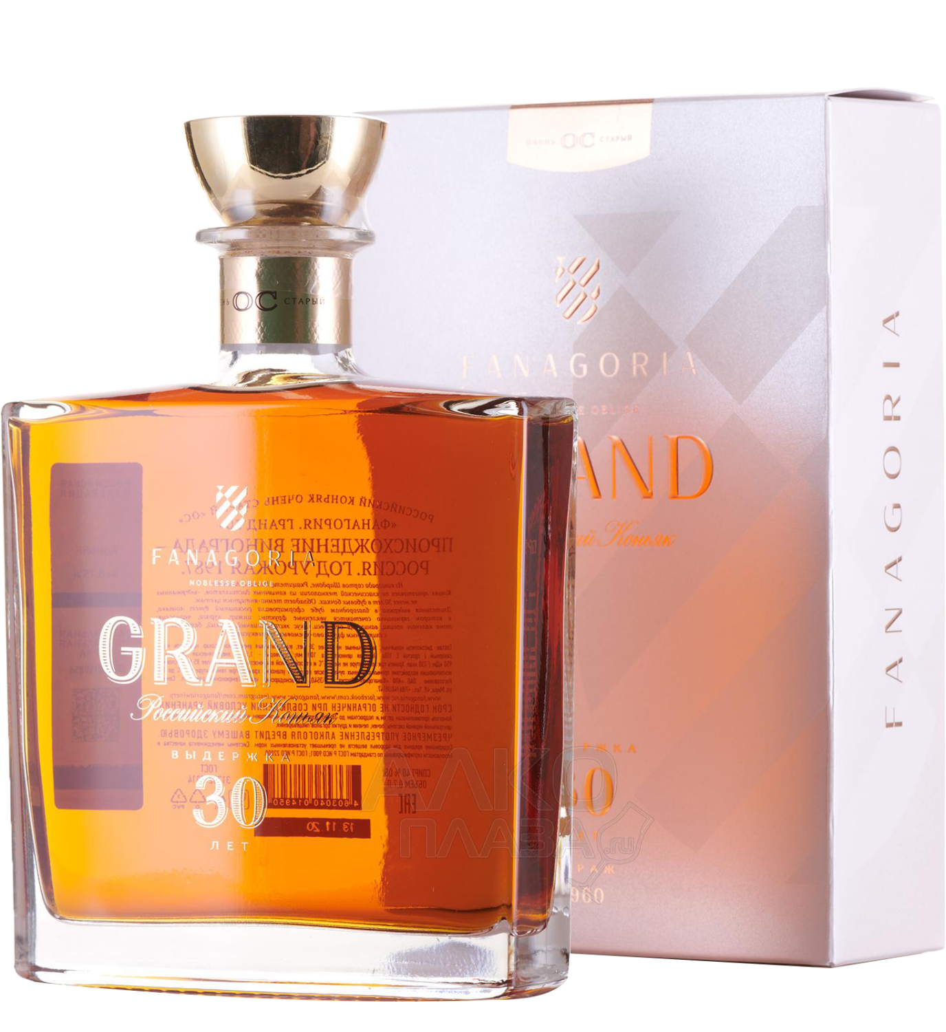 Фанагория Гранд ОС 30 лет в подарочной упаковке 0.7 л