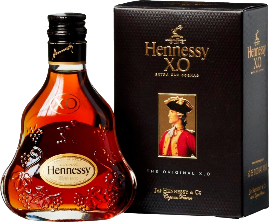 Хеннесси Коньяк XO в подарочной упаковке 0.05 л