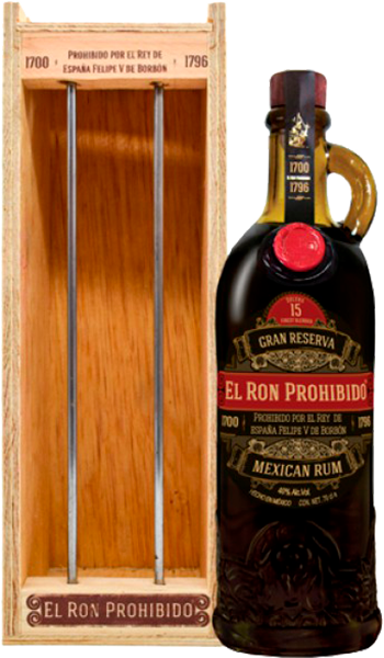 El Ron Prohibido Gran Reserva Solera Finest Blended Mexican Rum 15 YO (gift box), 0.7 л в Ярославле