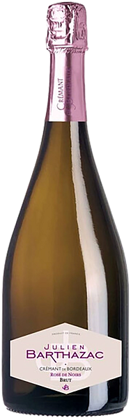 Julien Barthazac Cremant de Bordeaux AOC Rose de Noirs Brut Bordeaux Families, 0.75 л в Ярославле