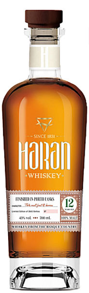 Haran Porto Cask Finish 12 Year Old Malt Whiskey, 0.7 л в Ярославле