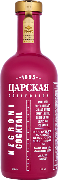 Tsarskaja Collection Negroni, 0.5 л в Ярославле