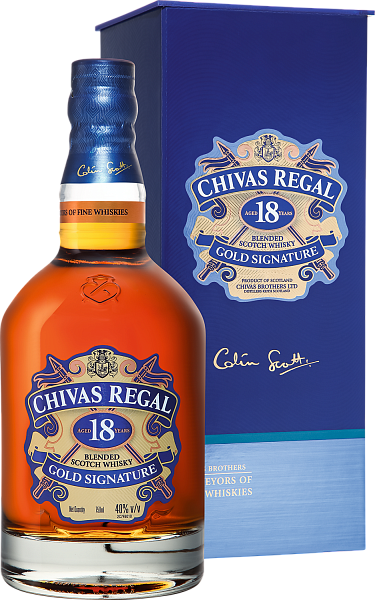 Chivas Regal 18 y.o. Blended Scotch Whisky (Подарочная упаковка), 0.75 л в Ярославле