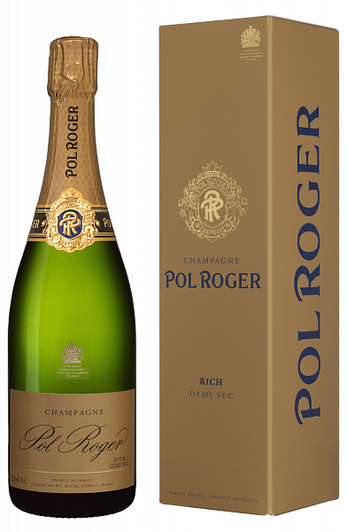 Pol Roger Rich Champagne AOC (gift box), 0.75л