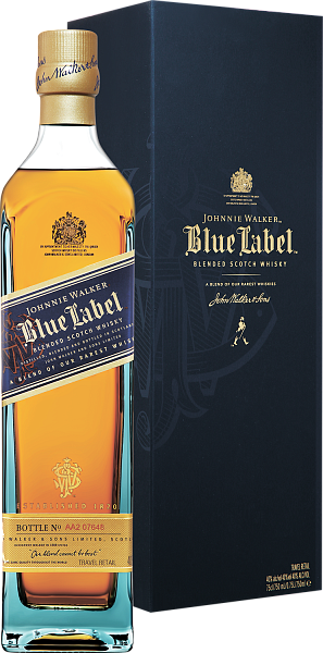 Johnnie Walker Blue Label Blended Scotch Whisky (Подарочная упаковка), 0.75 л в Ярославле