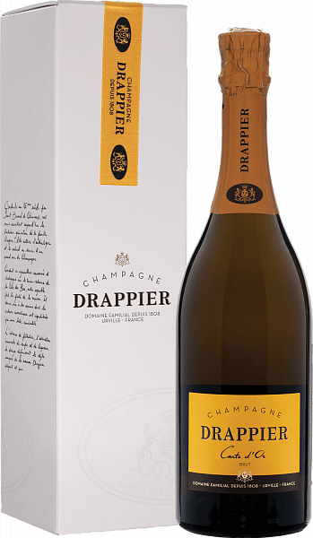 Drappier Carte d’Or Brut Champagne AOP (gift box), 0.75л