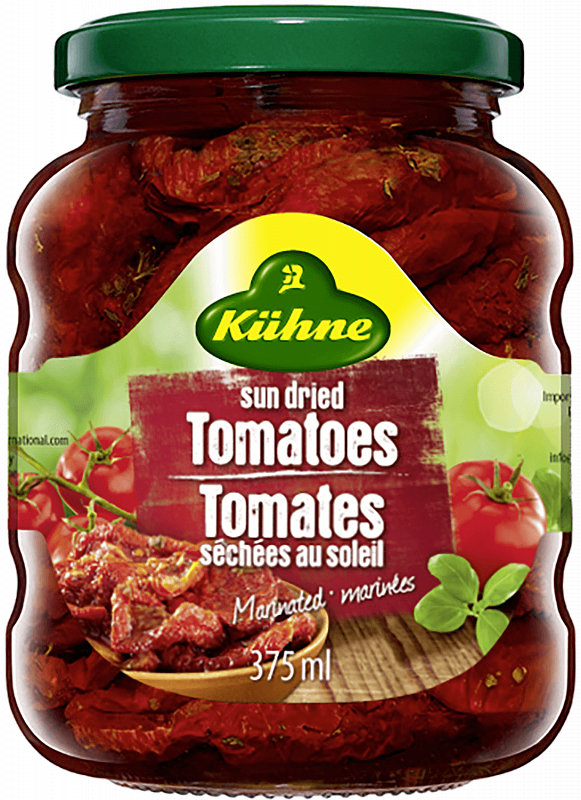 Сушеные томаты без содержания масла Кюне 340г
