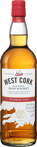 West Cork Bourbon Cask Blended Irish Whiskey, 0.7 л в Ярославле