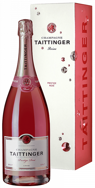 Тэттэнже Престиж Розе Брют Шампань АОС в подарочной упаковке 1.5 л