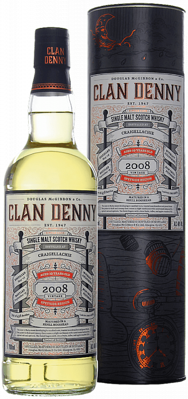 Клан Дэнни Крейгэлахи односолодовый шотландский виски в подарочной упаковке 0,7 л