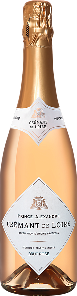 Prince Alexandre Brut Rose Cremant De Loire AOC, 0.75 л в Ярославле