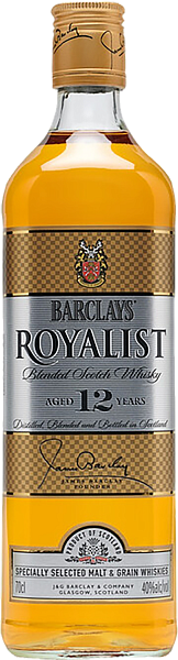 Barclays Royalist 12 y.o. Blended Scotch Whisky, 0.7 л в Ярославле