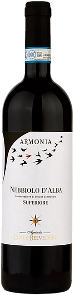 Armonia Nebbiolo d'Alba DOC Superiore Colle Belvedere, 0.75 л в Ярославле