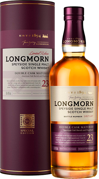Longmorn Single Malt Scotch Whisky 23 Y.O. (gift box), 0.7 л в Ярославле