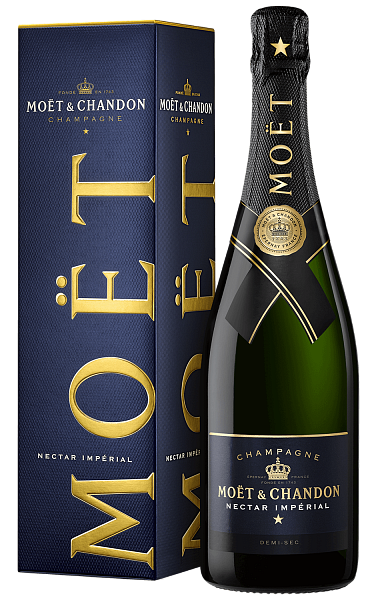 Moet & Chandon Nectar Imperial Demi-Sec Champagne AOC (gift box), 0.75 л в Ярославле
