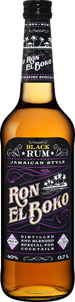 Ron El Boko Black Rum, 0.7 л в Ярославле