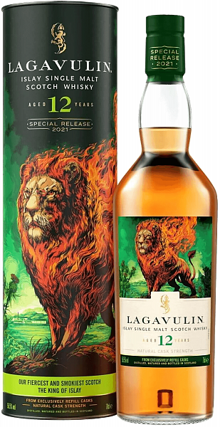 Lagavulin 12 y.o. Islay Single Malt Scotch Whisky (gift box), 0.7 л