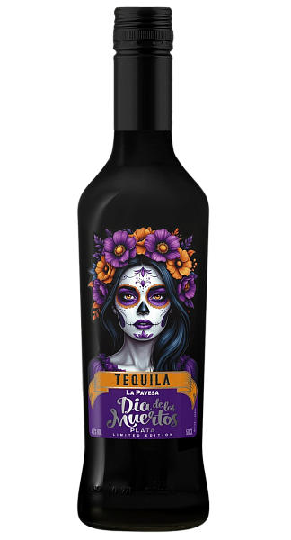 Текила La Pavesa Tequila Plata Dia de los Muertos Edition, 0.5 л в Ярославле