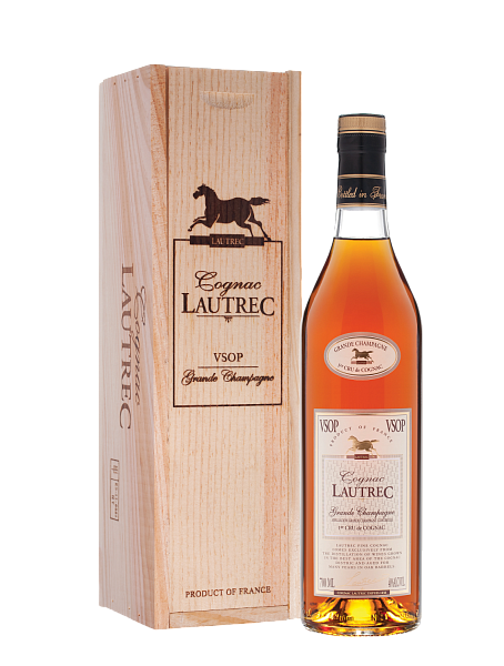Lautrec Cognac VSOP Grande Champagne Premier Cru (gift box), 0.7 л в Ярославле