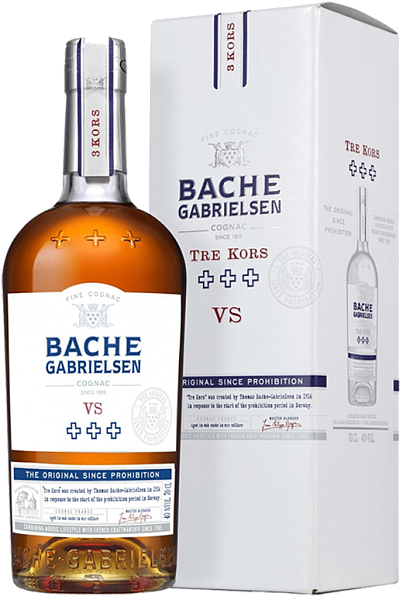 Bache-Gabrielsen Tre Kors Cognac VS (gift box), 0.7 л в Ярославле